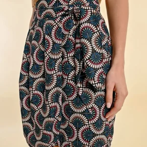 MOLLY BRACKEN WRAP-EFFECT MINI SKIRT