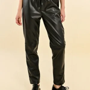 MOLLY BRACKEN FAUX LEATHER PANTS