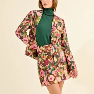 Alternative view of MOLLY BRACKEN FLORAL PRINT SHORT SKIRT