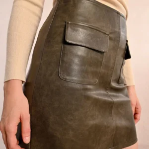 MOLLY BRACKEN KHAKI SKIRT