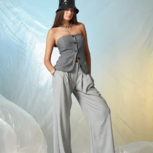 C Manolo Παντελόνι με πιέτες