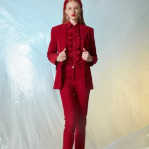 Alternative view of C Manolo Σακάκι βελουτέ