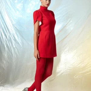 Alternative view of C Manolo Φόρεμα φιόγκος πίσω