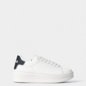 Gaëlle Paris Addict In Action Leather Sneakers White black