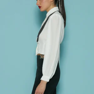 Alternative view of Relish Μακρυμάνικο πουκάμισο EDWIN με διακοσμητικά από στρας και γραβάτα