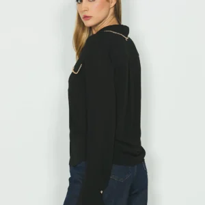 Alternative view of Relish Μακρυμάνικο πουκάμισο EVA με τσέπες και πτερύγια και προφίλ αλυσίδας