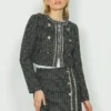 Σακάκι VIOLANTE κοντό μακρυμάνικο Chanel checks συν lurex plus κουμπιά