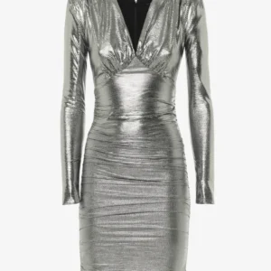 Alma Sanchez Mini Silver Dress