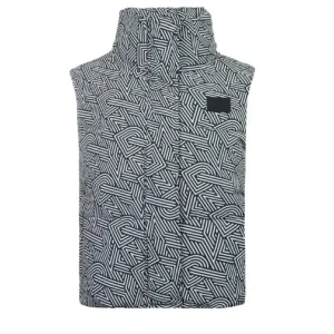 DKNY αμάνικο μπουφάν με all-over print και logo