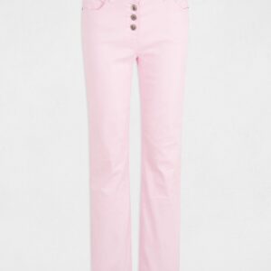 Alternative view of MORGAN SS 25 Buttoned bootcut trousers pastel pink women