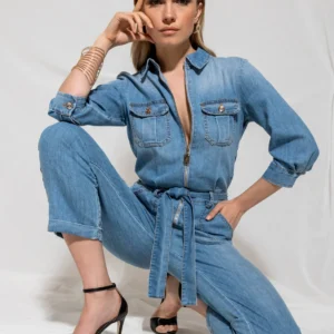 RELISH SPRING - SUMMER NEW DENIM JUMPSUIT