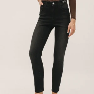 Alternative view of Astere-Black Skinny Ψηλόμεσο Τζιν – Sculpting Fit για All-Day Chic Denim Looks | Alea Blue| EDWARD JEANS
