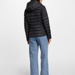 Alternative view of Morgan Padded Hooded Jacket – Μαύρο Κοντό Μπουφάν με Κουκούλα & Ελαφριά Μόνωση